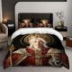 thumbnail image 1 of 3pcss Divine Sovereignty And Authority Theme Bedding 3pcs Set Duvet Cover Pillowcase Set Soft, 1 of 5