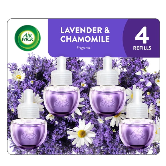 Air Wick Aceites Aromáticos Lavanda y Manzanilla 4 recargas