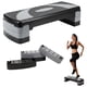 thumbnail image 1 of Step Aeróbico Ajustable PWRFitness 3 Alturas Antideslizante Negro/Gris, 1 of 3
