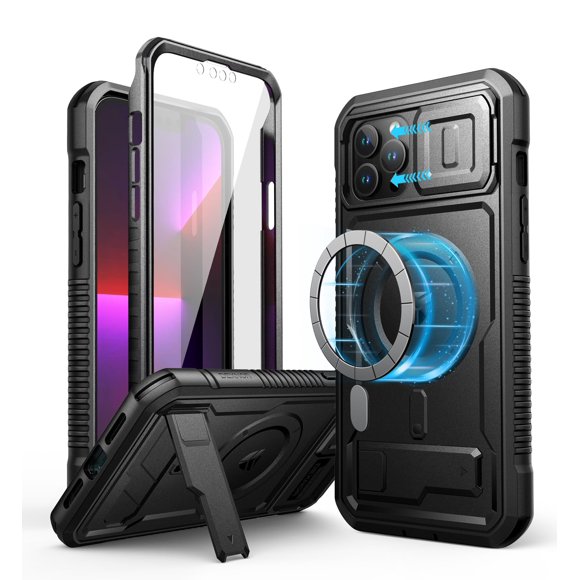 Funda Dexnor para iPhone 13 Pro Max con MagSafe y soporte plegable