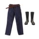 thumbnail image 3 of 1/6 Pantalones Vaqueros De Mezclilla Clásicos Masculinos Y Zapatos De Arranque Para Figuras De Acción De 12 Pulgadas, 3 of 5