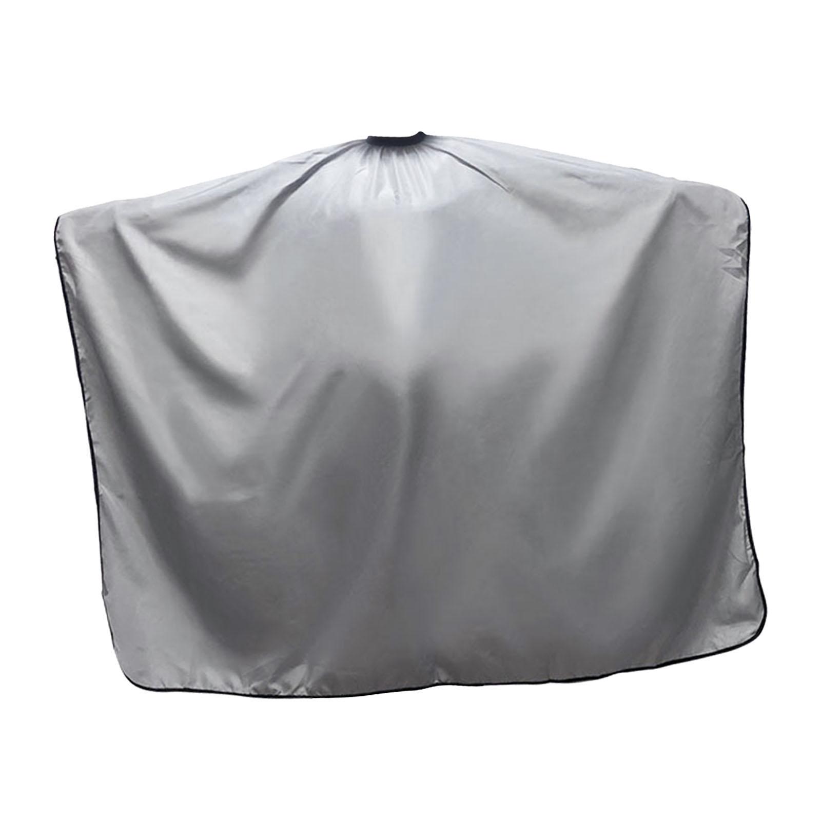 Magideal - Delantal De Corte De Pelo Delantal De Corte De Pelo Práctico Transpirable Cómodo Profesional Capa De Peluquero Para El Hogar Barberos Corte De Pelo , Gris