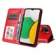 thumbnail image 5 of Funda tipo cartera FOXDOCK para Vivo Y16 4G , diseño girasol en relieve, cuero PU, cierre magnético, soporte y tarjetero, 5 of 5