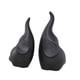 thumbnail image 5 of 2X Figuras De Elefante Escultura De Mesa Linda Para Mantel Decorative Ba?o Negro, 5 of 5