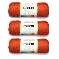Hilo Caron Simply Soft Solids 170G (Paquete De 3) Calabaza H97003-9765
