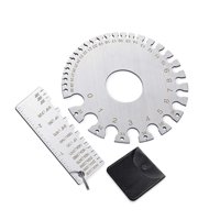 Magideal - Medidor De Espesor De Material De Soldadura Herramienta De Medición De Espesor De Calibre De Metal Herramienta De Medición De Calibre De Hoja De Metal