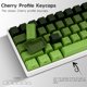 thumbnail image 3 of Keycaps LAGWKX perfil Cherry verde con impresión lateral, 3 of 8