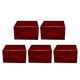 thumbnail image 5 of Caja De Soporte De Reloj De Madera Con Ranura única, Organizador De Almacenamiento De Reloj De Pulsera, Rojo, 5 Uds., 5 of 5