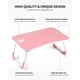thumbnail image 5 of Mesa plegable para portátil FISYOD con portavasos y ranura para tableta, 5 of 6