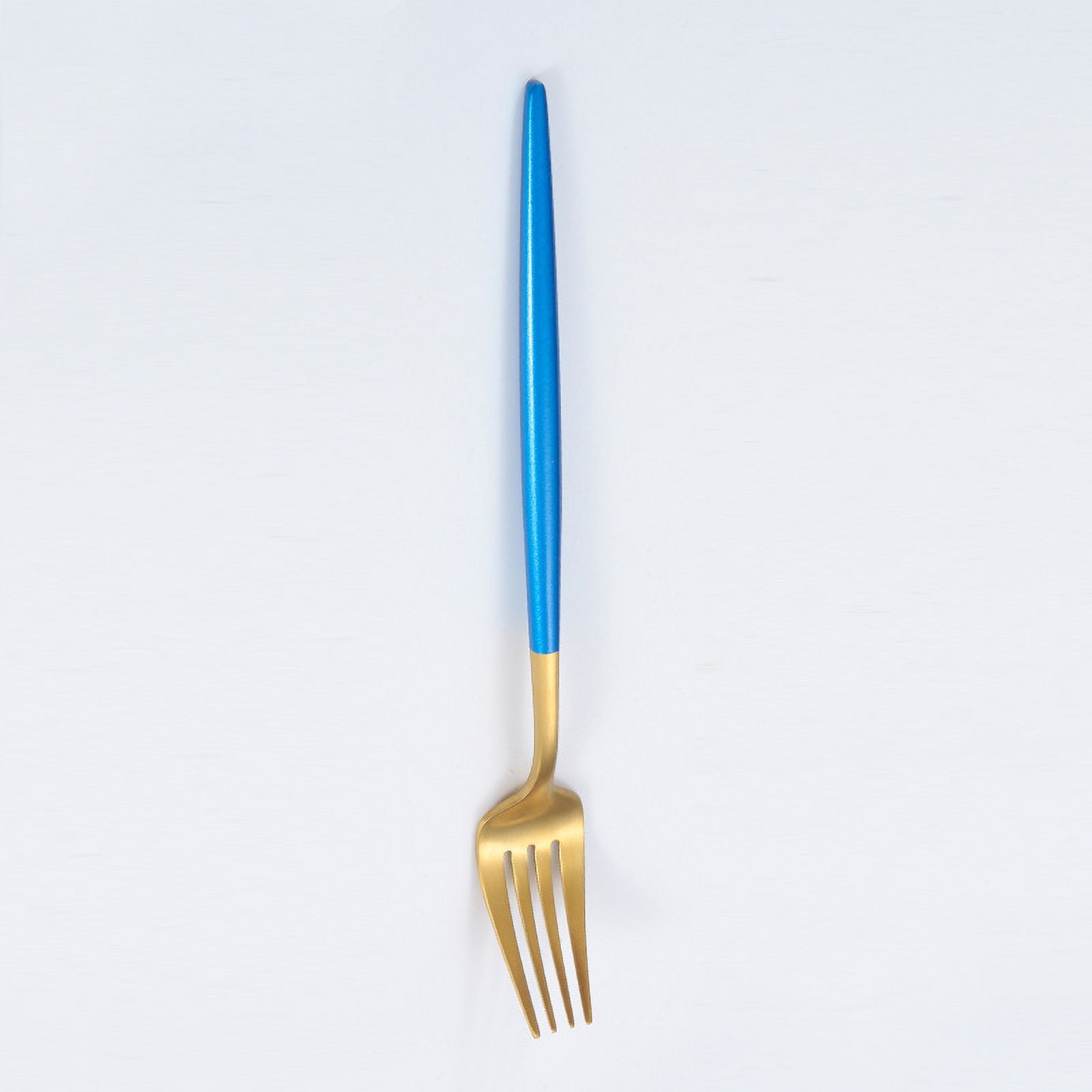 Xmhytop 4 Piezas Cubiertos De, Utensilios De Cocina Y Cubiertos Cotidianos,tenedor,gond Azul