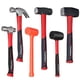 thumbnail image 1 of Juego de 6 Martillos CRAFTZONE: Dead‑Blow, Maño, Piedra, Bola, Uña y Mazo de Goma, 1 of 7
