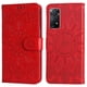 thumbnail image 1 of Funda tipo cartera FOXDOCK para Xiaomi Redmi Note 11 Pro 4G/5G , diseño girasol en relieve, cuero PU, cierre magnético, soporte y tarjetero, 1 of 5