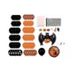 thumbnail image 2 of Juego De Globos De Halloween, Suministros Para Fiestas De Halloween Para Celebraciones Al Aire Libre En Habitaciones, Juego De Calabazas Con Forma De Animal, 2 of 5