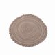 thumbnail image 1 of suxuMhao Juego de Manteles Individuales de Imitación Algodón de 4, Manteles Lavables para Mesa de Comedor, Manteles Individuales Marrón y Beige de 12IN de Diámetro, Manteles Individuales para Mesa, 1 of 4