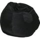 thumbnail image 2 of Pouf Pera Negro Felpa 100x120x120 cm, 2 of 3