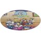 thumbnail image 1 of Baby Looney Tunes Alfombra Redonda de Felpa Coral, Antideslizante, No Desprende Pelusas, Lavable y Duradera para Salón, Dormitorio y Habitación de Niños 60cm, 1 of 6