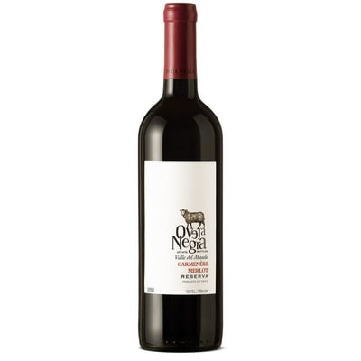 Vino Tinto Carmenere / Merlot Botella 750 Ml Oveja Negra
