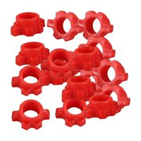 Magideal - 20X Tuerca De Barra Con Mancuernas, Abrazadera De Tornillo De Barra Tuercas De Clip De Elevación Tuerca De Barra De Mancuerna Tuerca De Fijación Para