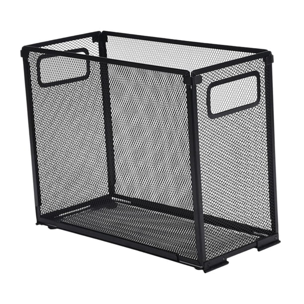 Caja para carpetas colgantes, clasificador de carpetas, estante para documentos de metal, cesta para archivos, caja para archivos colgante, cajón para