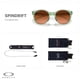 thumbnail image 2 of Anteojos de Sol Oakley Spindrift OO9474 52MM Jade Marrón, 2 of 7