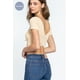 thumbnail image 3 of CCWHOLESALESCLOTHINGS Top Corto sin Costuras con Espalda Cruzada para Mujer, Talla M/L, 3 of 5