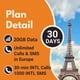 thumbnail image 3 of eSIM ROAMING SAVER Orange Holiday Europe 20 GB 30 días, 3 of 6