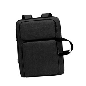 Bothyi - Art Portfolio Case Draw Board Storage Tote Para Lápiz Papelería Suministros De Arte Negro