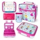 thumbnail image 1 of Set de fiambrera bento kinsho con termo y bolsa de hielo, rosa, 1 of 9