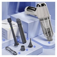 Xusx111 - Aspiradora De Coche - Limpiadora Eléctrica De Mano Inalámbrica Y Soplador, Alta Potencia De Succión Fuerte 12000 Pa, Compacto Inalámbrico Con Potente Batería Recargable Para El Interior Del