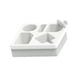 thumbnail image 3 of Bandeja De Soporte De Taza De Sofá Case De Sofá De Silicona Fácil De Limpiar Para Bebidas De Armario En Casa Blanca, 3 of 5