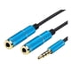 thumbnail image 3 of Splitter Adaptador Audio Auxiliar Macho A 2 X 3.5mm Hembra, 3 of 3
