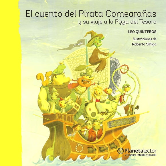El cuento del Pirata Comearañas y su viaje Pizza del Tesoro