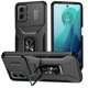thumbnail image 1 of Funda Armada para Motorola Moto G 5G 2024 con Tapa Deslizante y Soporte Magnético Giratorio Negro, 1 of 5