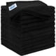 thumbnail image 1 of Paños de limpieza de microfibra HOMEXCEL, 12 unidades, 32 x 32 cm, color negro, 1 of 7