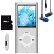 thumbnail image 1 of Reproductor MP3 / Reproductor MP4, Reproductor de música MP3 Hotechs con tarjeta de memoria SD de 8 GB, Pantalla LCD digital clásica delgada de 1,82'', Puerto mini USB con radio FM y grabación de voz, 1 of 5
