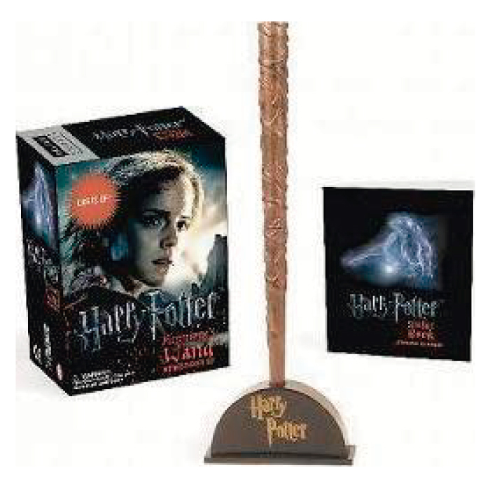 Running Press - Figura Harry Potter Hermione'S Wand With Sticker Kit
