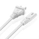 thumbnail image 3 of Cable de alimentación TNP Products 4,5 m blanco de 2 clavijas, 3 of 6