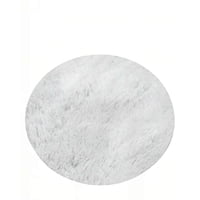 Genérico - Alfombra Redonda 150Cm X 150Cm Decorativa Color Blanco