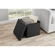 thumbnail image 3 of Banqueta Baal Mainstays Plegable Negra 38 cm MDF 90 kg, 3 of 3