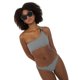 thumbnail image 1 of Bikini Mujer One Shoulder Print Líneas Negro Corona, 1 of 5