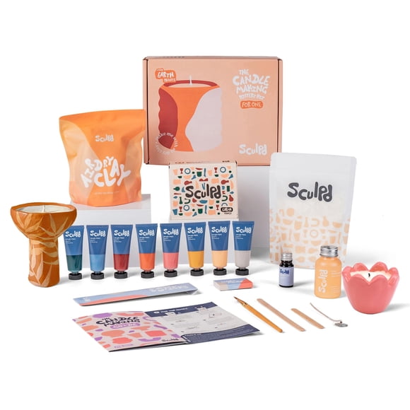 Kit de cerámica para hacer velas Sculpd con arcilla de secado al aire