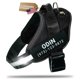 thumbnail image 1 of Arnés para perro Doggykingdom M negro reflectante personalizable, 1 of 9