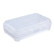 thumbnail image 2 of Huevera de plástico, bandeja para huevos rellenos con tapa, huevera portátil apilable para refrigerador con 15 ranuras para huevos, ideal para camping, nevera y cocina., 2 of 8