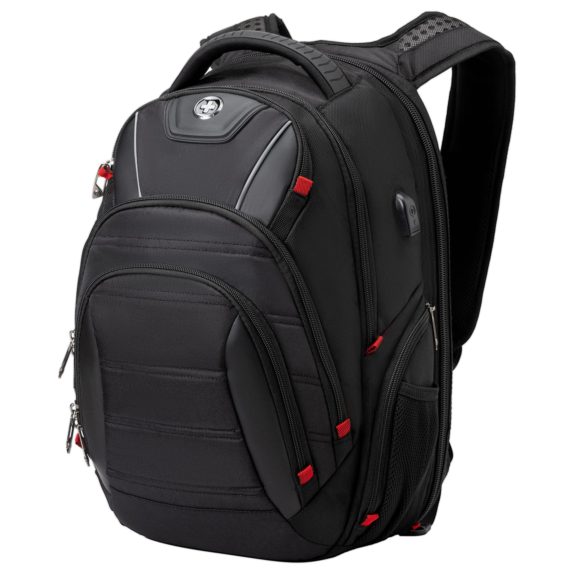Mochila Swissdigital Design Travel Para Hombre, 15,6 Pulgadas, Para Portátil, Color Negro