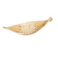 Magideal - Bandeja De Pan De Bambú Tejida A Mano, Bandeja De Almacenamiento De Alimentos, Decoración, Centro De Mesa, Cesta De Frutas Para Servir Pan De Encimera M