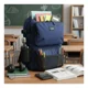 thumbnail image 1 of Mochila Escolar Reforzada Negra / Azul Gran Capacidad y Multibolsillos Incluye Puerto USB - Cable, 1 of 7