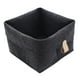thumbnail image 4 of Cesta de almacenamiento Libros Juguetes Frutas Ropa Misceláneas Maquillaje Pañales Organizador Caja Contenedor para cocina, porche, despensa, sala de Negro, 4 of 5