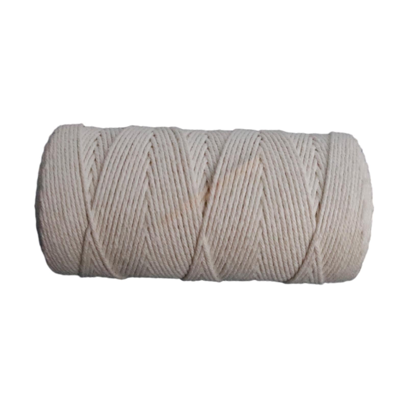 Magideal - Cuerda De Hilo De Cocina, Cuerda De Hilo De Tejer, Manualidades De Arte Portátiles, Cordón Trenzado De 3 Hebras, Hilo De Cocina Para Hacer Manualidade 200mx2mm