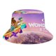 thumbnail image 1 of ¡Las Mascotas Maravilla! Sombrero bucket para adultos, gorra de protección solar, sombrero de pescador plegable para viajes al aire libre, pesca y actividades de verano, 1 of 6