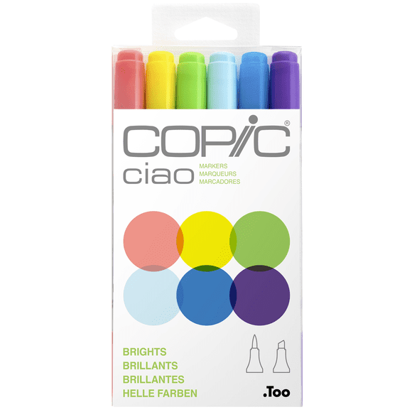 Copic Ciao 6 Brights